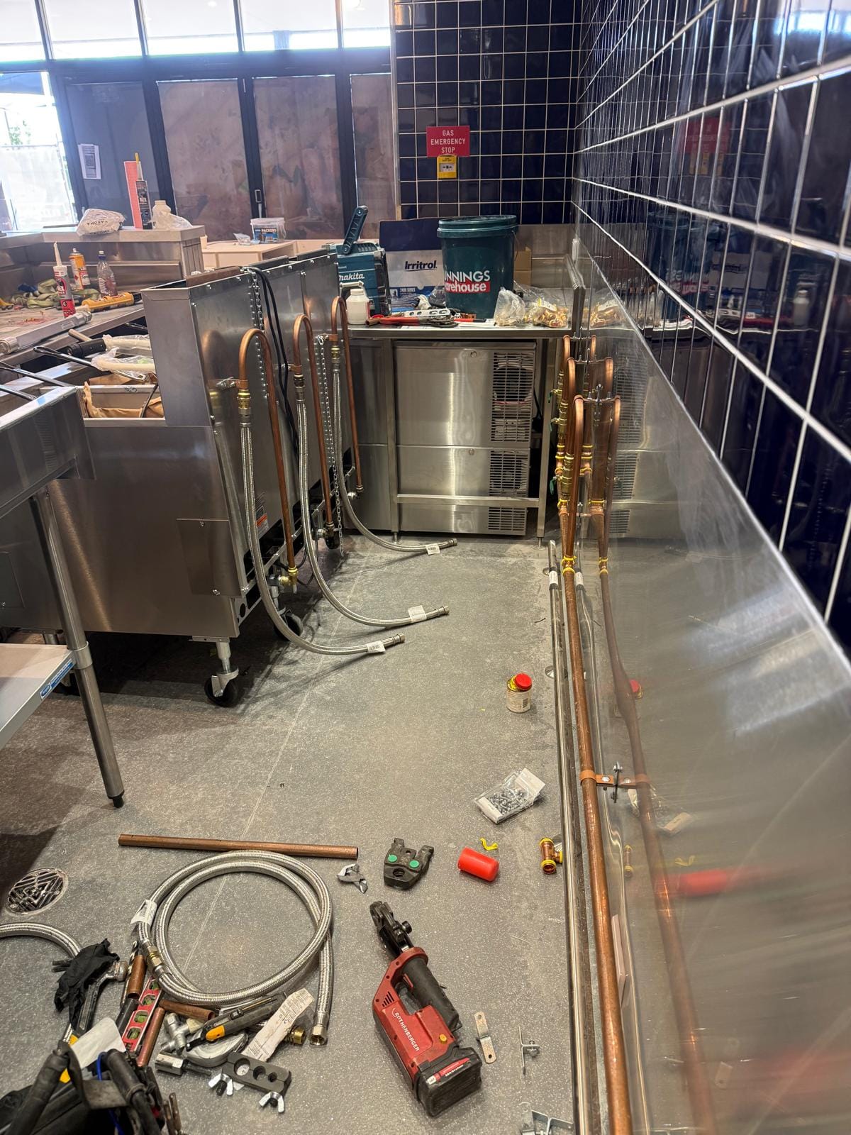 Commercial kitchen plumbing Currambine Perth
