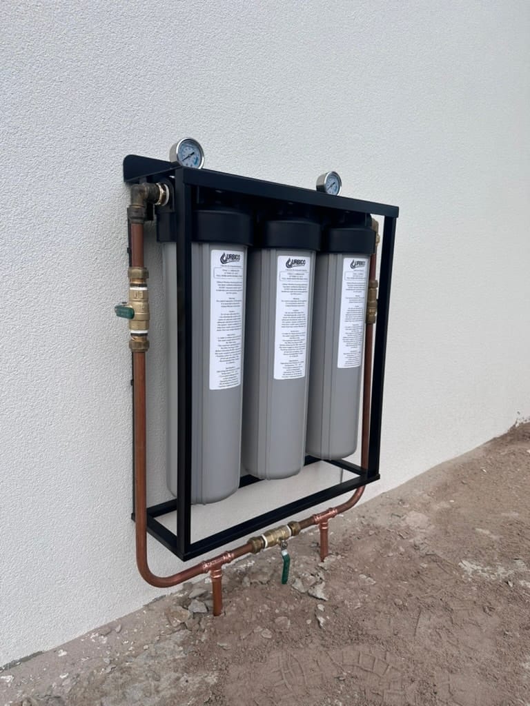 3 stage water filtration installation Perth