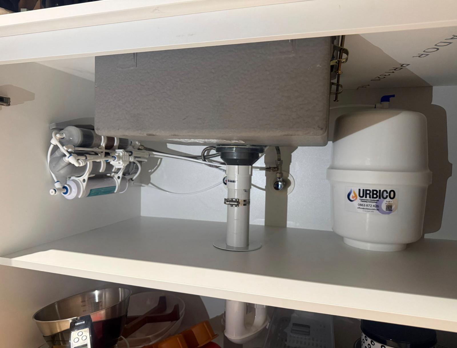 Urbico under sink reverse osmosis filtration system
